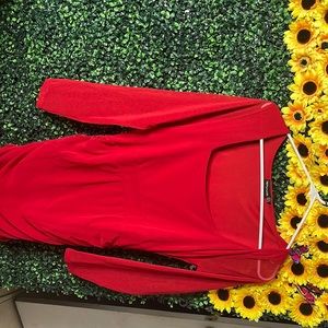 Red dress for a lovely night out.